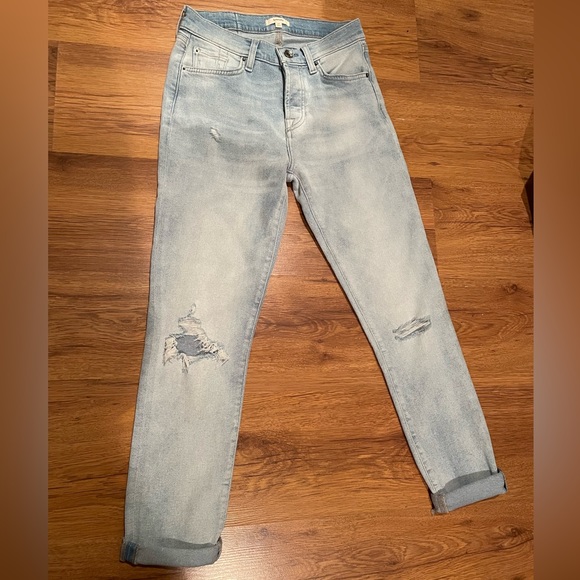 Splendid mid rise crop light wash size 24 - Picture 1 of 4